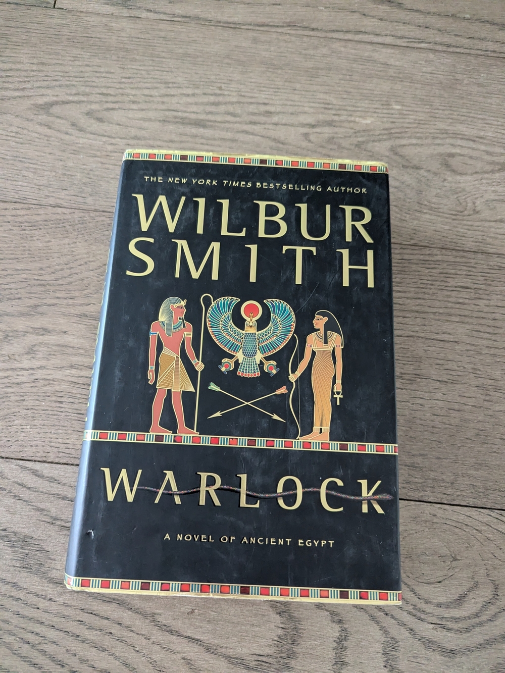 Warlock Black and Gold Hardcover By Wilbur Smith